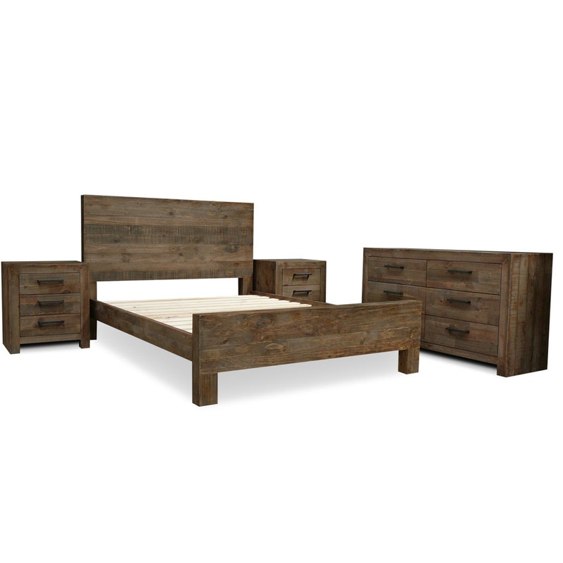 Tommy Recycled King Size Timber Dresser Bedroom Package