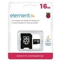 16GB MicroSD Card, Preloaded with NOOBS (V2) OS Installer for Raspberry Pi