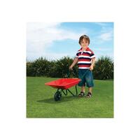Orbit Mighty Metal Wheelbarrow Red
