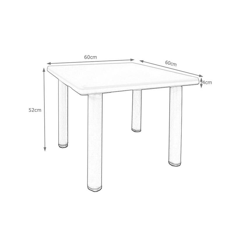 kids square table