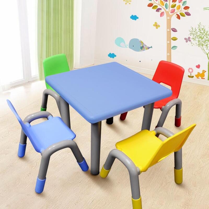 kids blue table