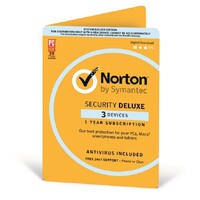 Symantec Norton Security Deluxe 3.0 AU 1 User 3 Device 12 Month CARD ATTACH