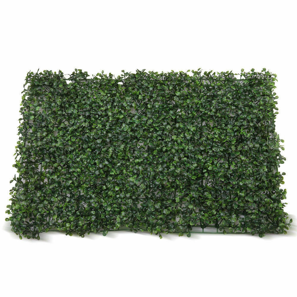 Artificial Boxwood Hedge Fake Vertical Garden Green Wall Mat Fence