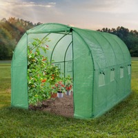 Walk In Greenhouse Garden Shed Tunnel Plant Storage Sheds Cover Green House 4x2M