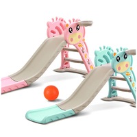 BoPeep Kids Slide Outdoor Basketball Ring Activity Center Toddlers Play Set Toy