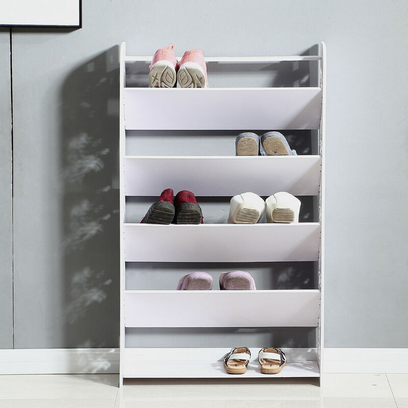 Levede 6Tier 60cm Width Tilt Chic Hollow Shoe Rack Stand Storage