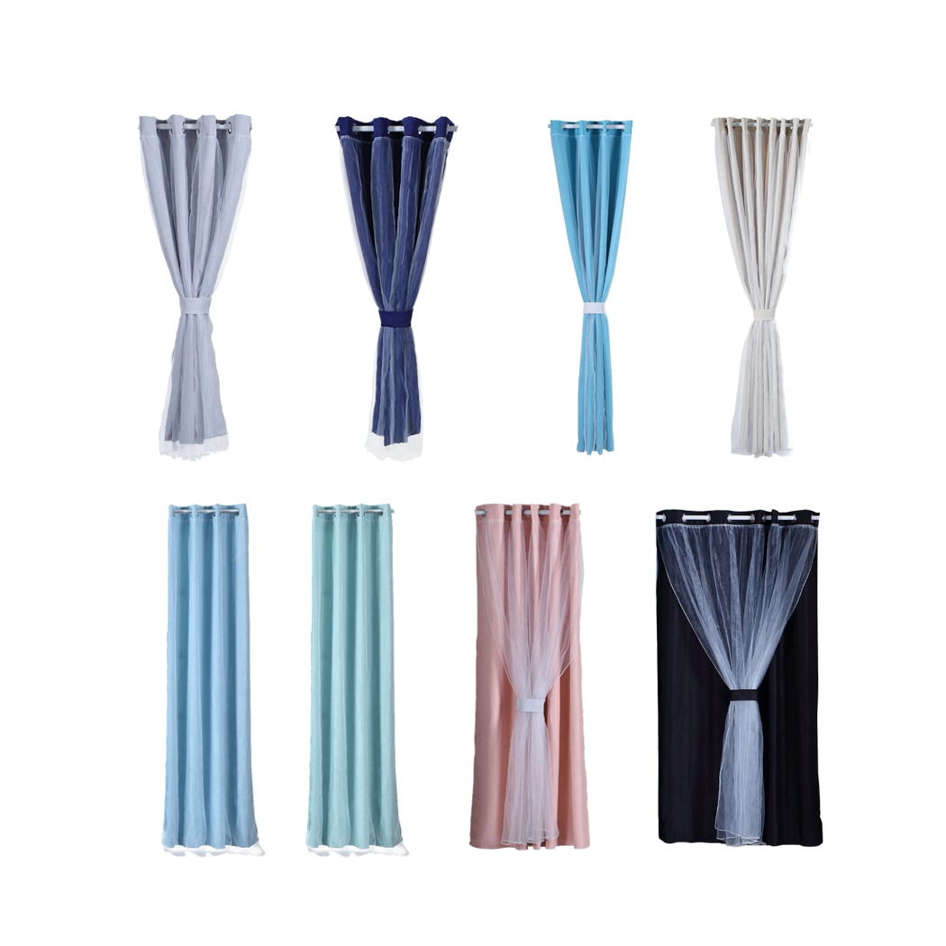 Navy blue fabric shower curtain 210cm width new free shipping