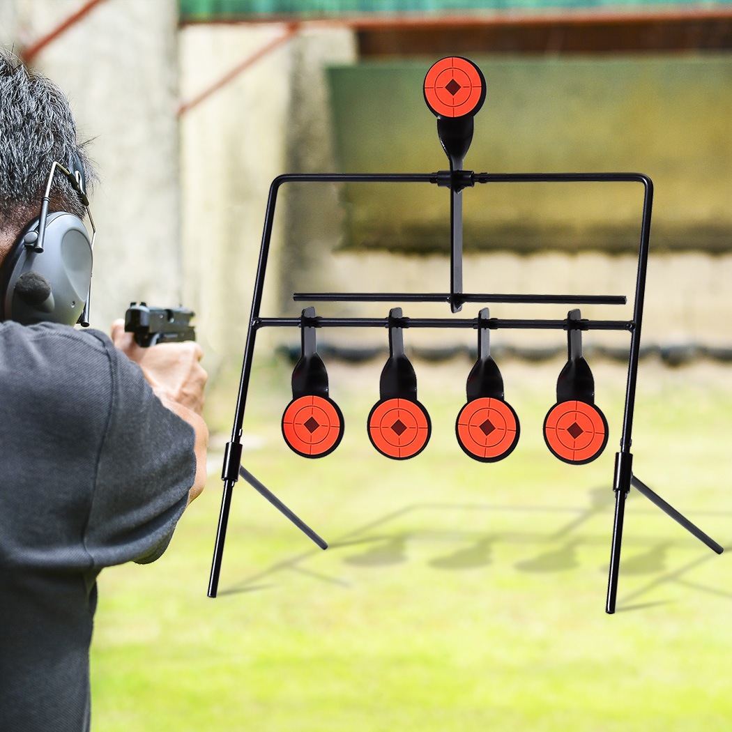 Shooting Targets Metal Splatter Archery Target Resetting Air Riffle Gun