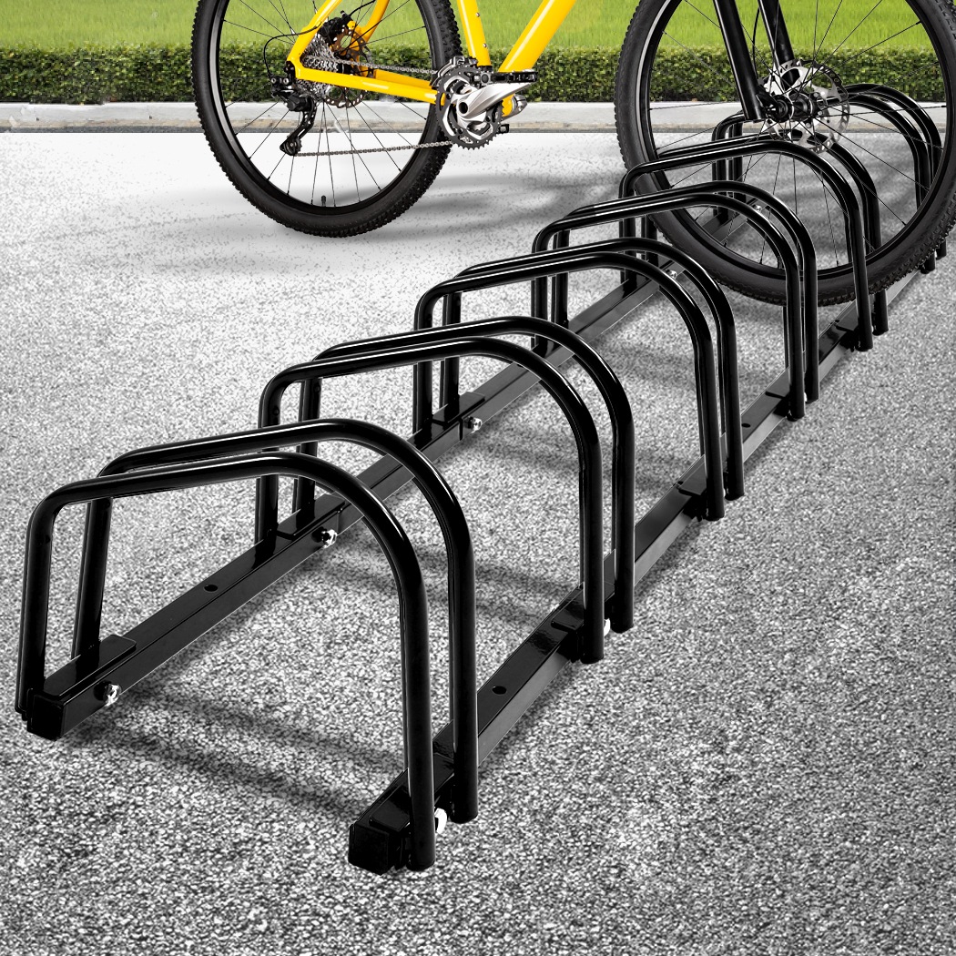 6Bikes Stand Bicycle Bike Rack Floor Parking Instant Storage Cycling