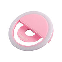 Rechargeable Selfie LED Light Flash Fill Ring Clip Camera for Samsung iPhone NEW