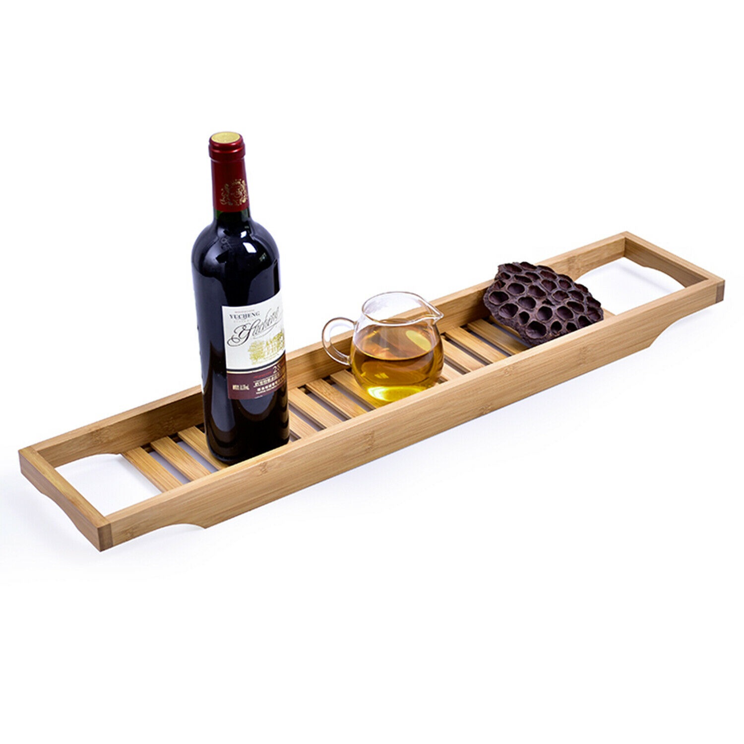 bath caddy wine