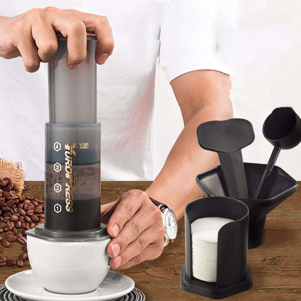 Expresso Coffee Maker Kit Presses with 350 Filters Coffee Presser