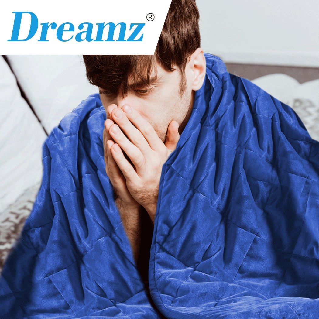 DreamZ 9KG Queen Size Anti Anxiety Weighted Blanket Gravity Blankets