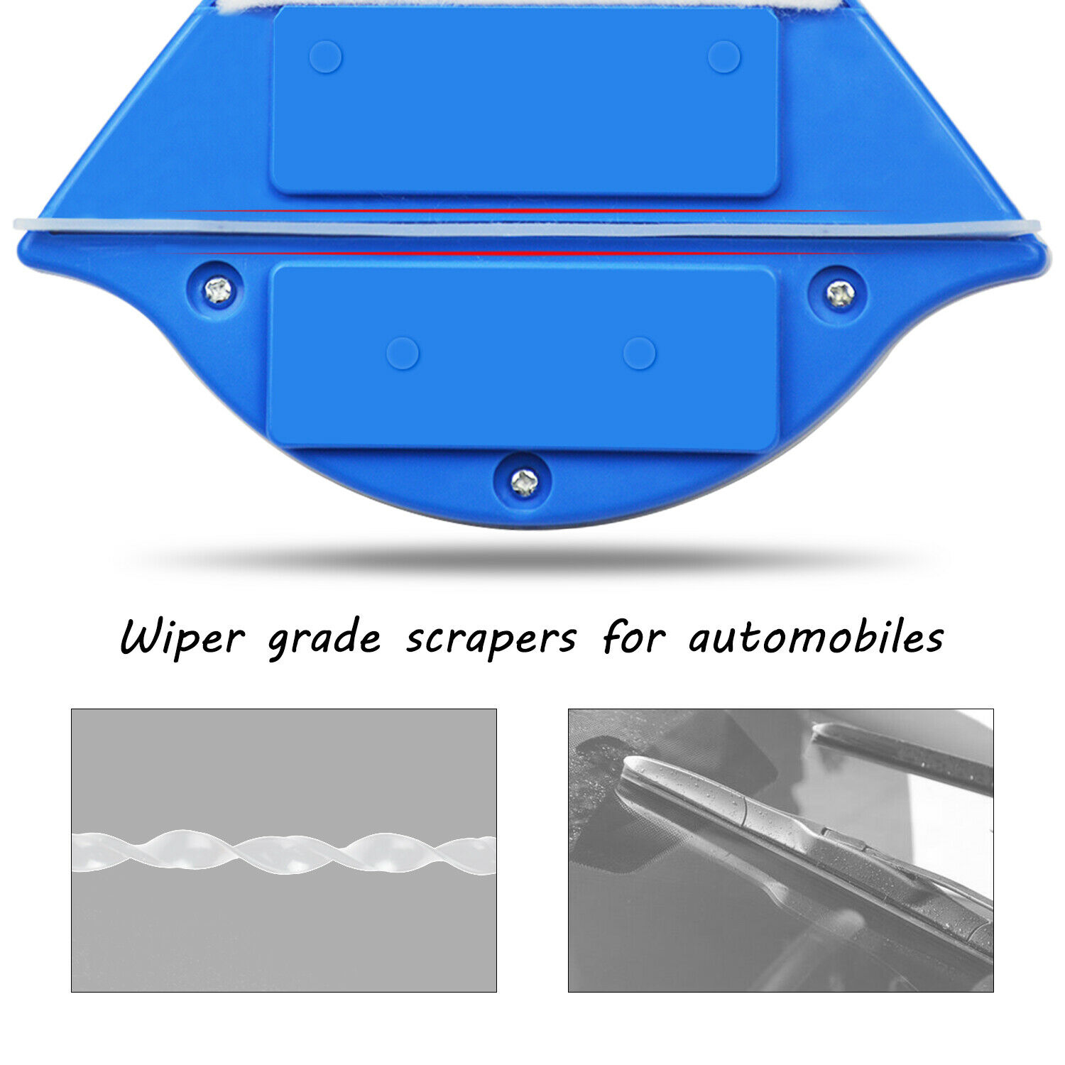 Window Double Side Glass Wiper Cleaner Surface Cleaning Brush