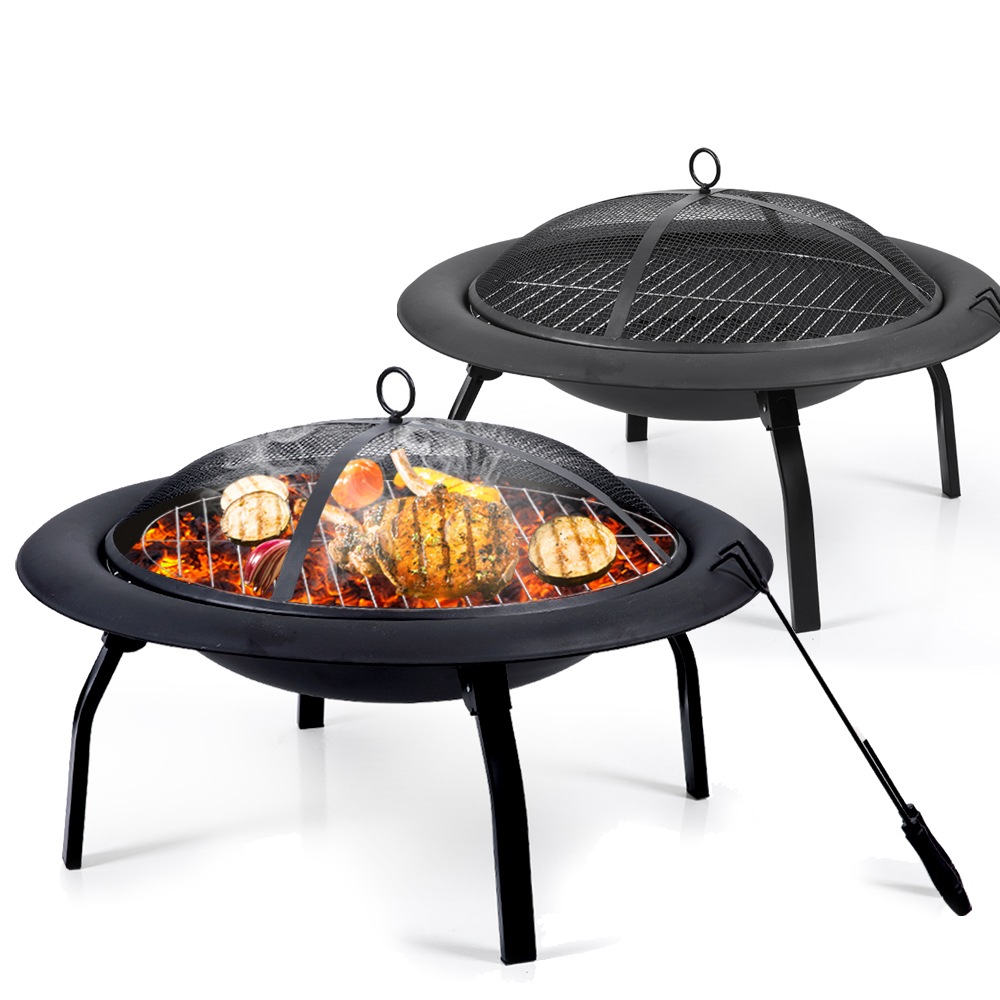 22 30 Portable Outdoor Fire Pit Bbq Camping Garden Patio Heater
