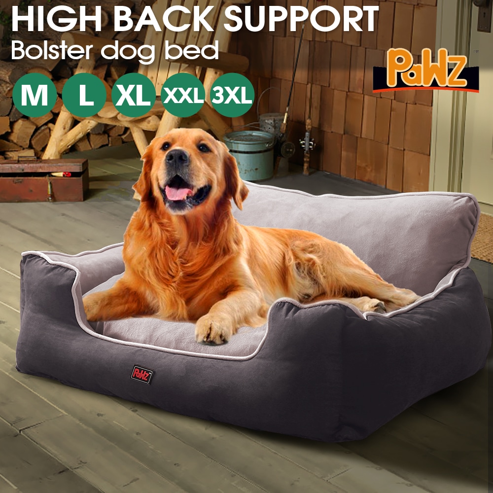 Pawz Pet Bed Dog Beds Bedding Cushion Soft Pad Calming Puppy Cat Pillow Grey Buy Pet Beds 1491419
