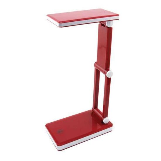 Triumph Rechargeable Led Folding Desk Lamp In Red Table Rechargeable Led Folding Desk Lamp