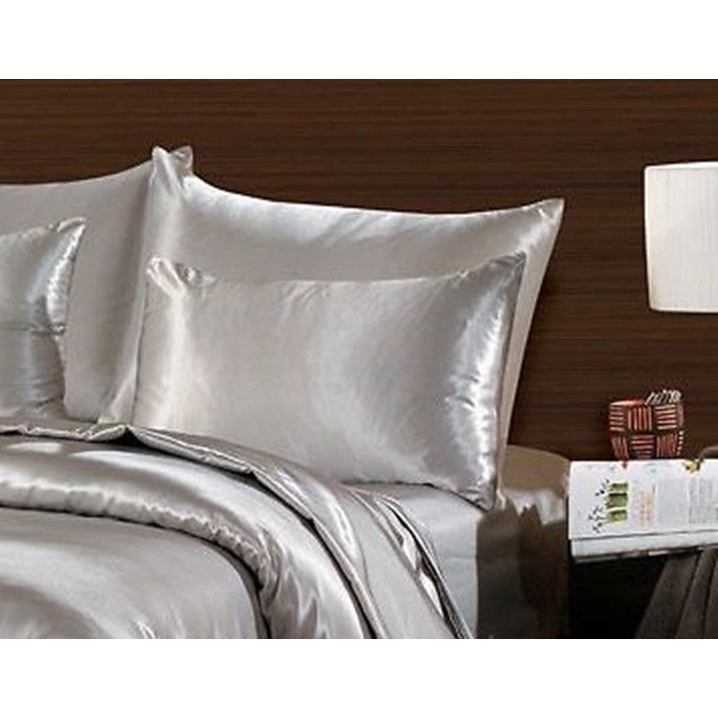 2x Silky Satin Pillowcase Set in 5 Colours 48x73 cm Buy Pillowcases