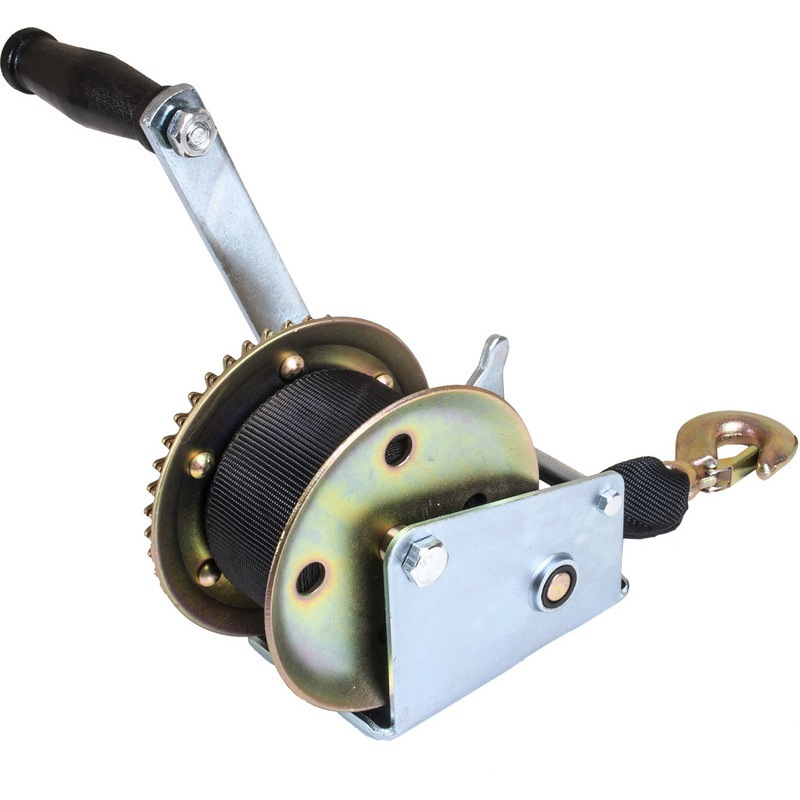 2 Way Synthetic Strap Manual Hand Winch 544kg | Buy Gear Winches - 192168