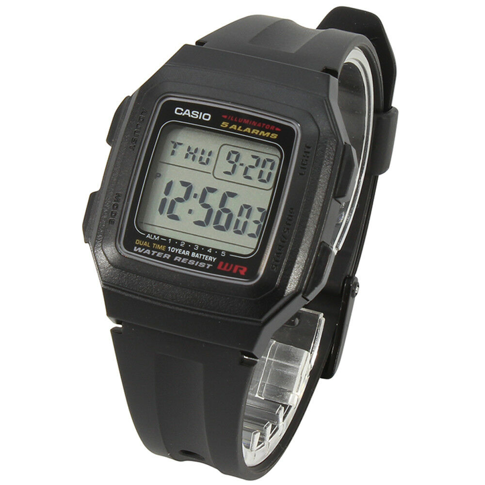 casio illuminator dual time watch