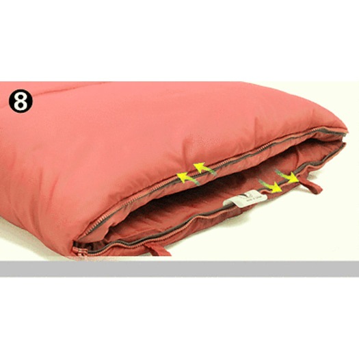 Double Camping Envelope Twin Sleeping Bag Thermal Tent Hiking Winter