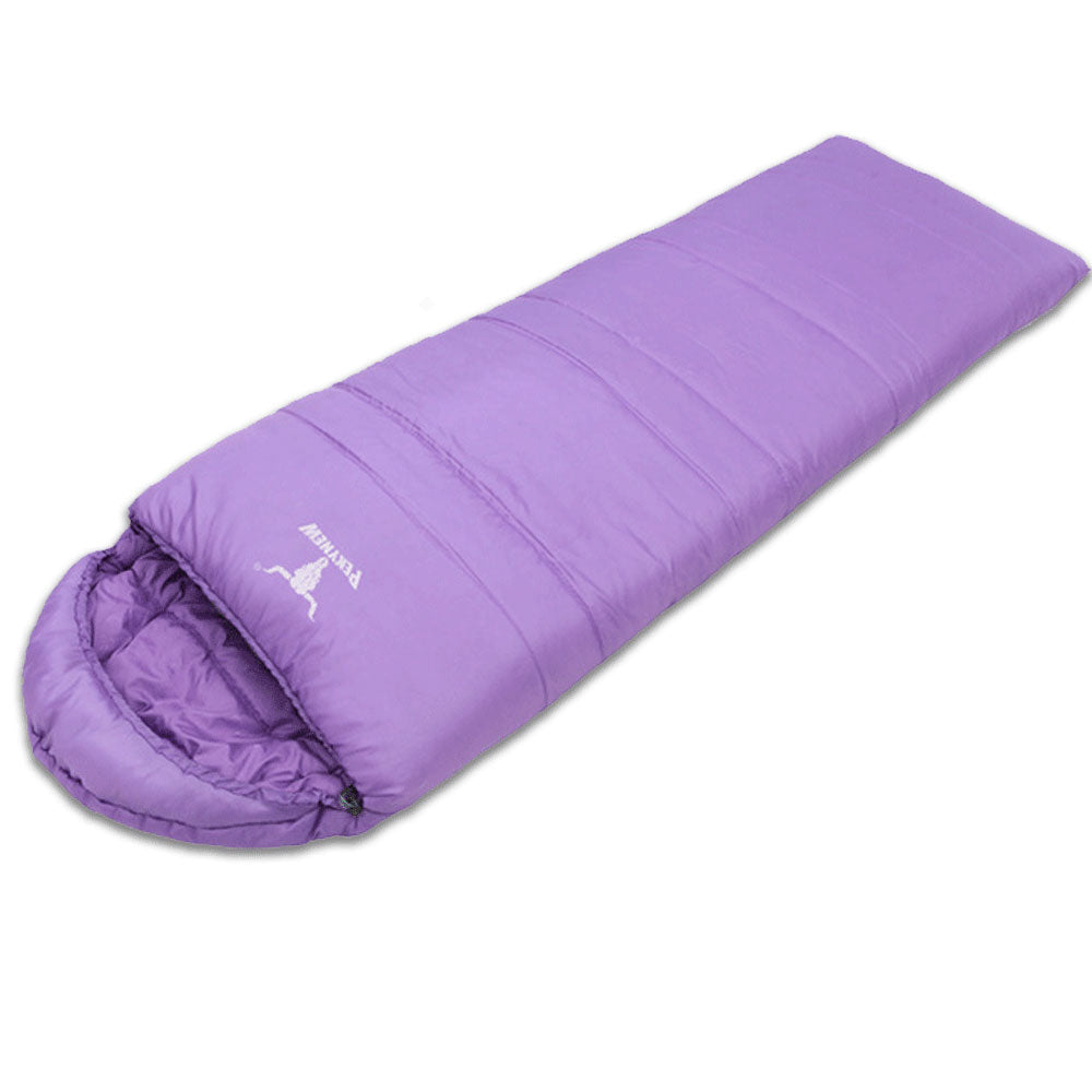 Outdoor Camping Envelope Sleeping Bag Thermal Tent Hiking Winter Single
