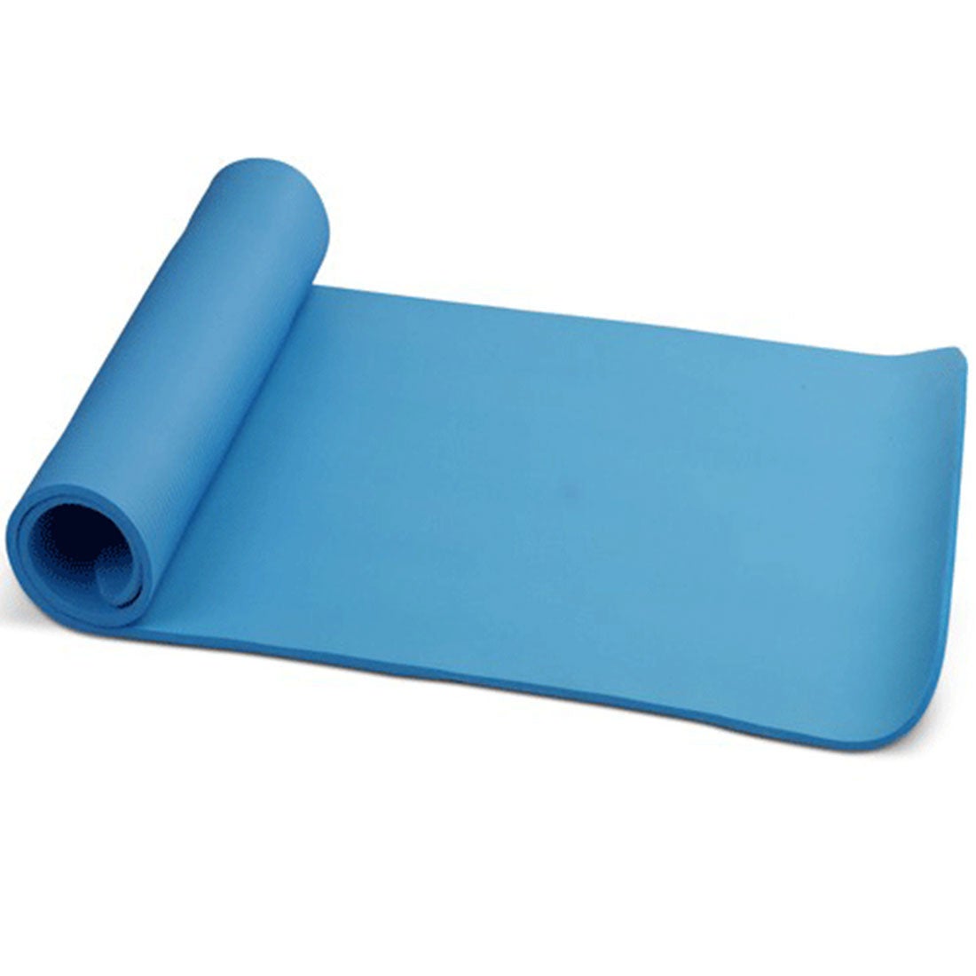 10mm Extra Thick NBR Yoga Mat Gym Pilates Fitness Exercise - blue | Buy ...