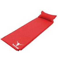 Air Bed Self Inflating Mattress Sleeping Mat Camp Camping Hiking Joinable Red