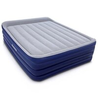Bestway Queen Inflatable Air Mattress Bed Built-in Electric Pump Flocked Camping