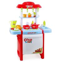 Kids Children Pretend Role Play Toys Mini Chef Kitchen Utensils Food Cooking Set