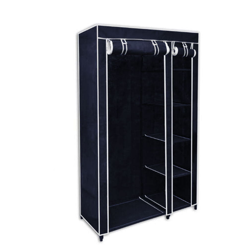 5 Shelves Brand New Easy to assemble Portable Wardrobe navy Buy