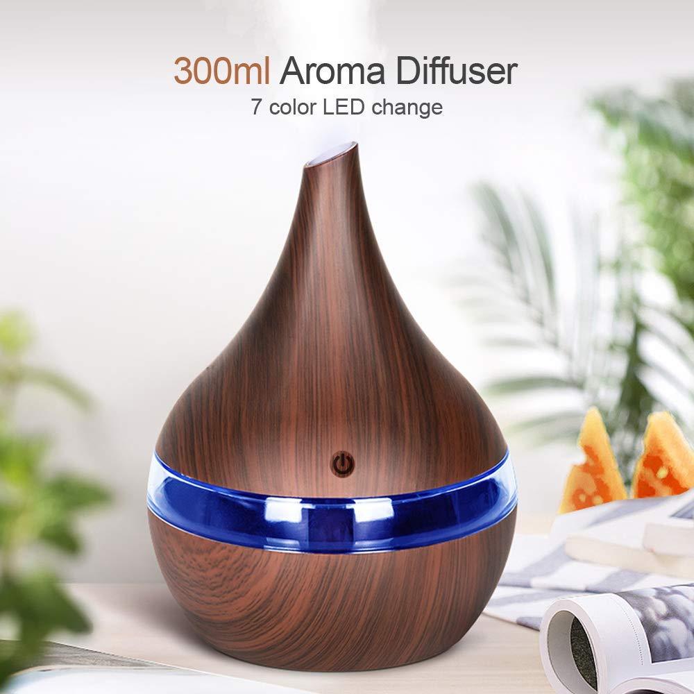 300ml Wood Grain USB Electric Aroma air diffuser Buy Air Diffusers