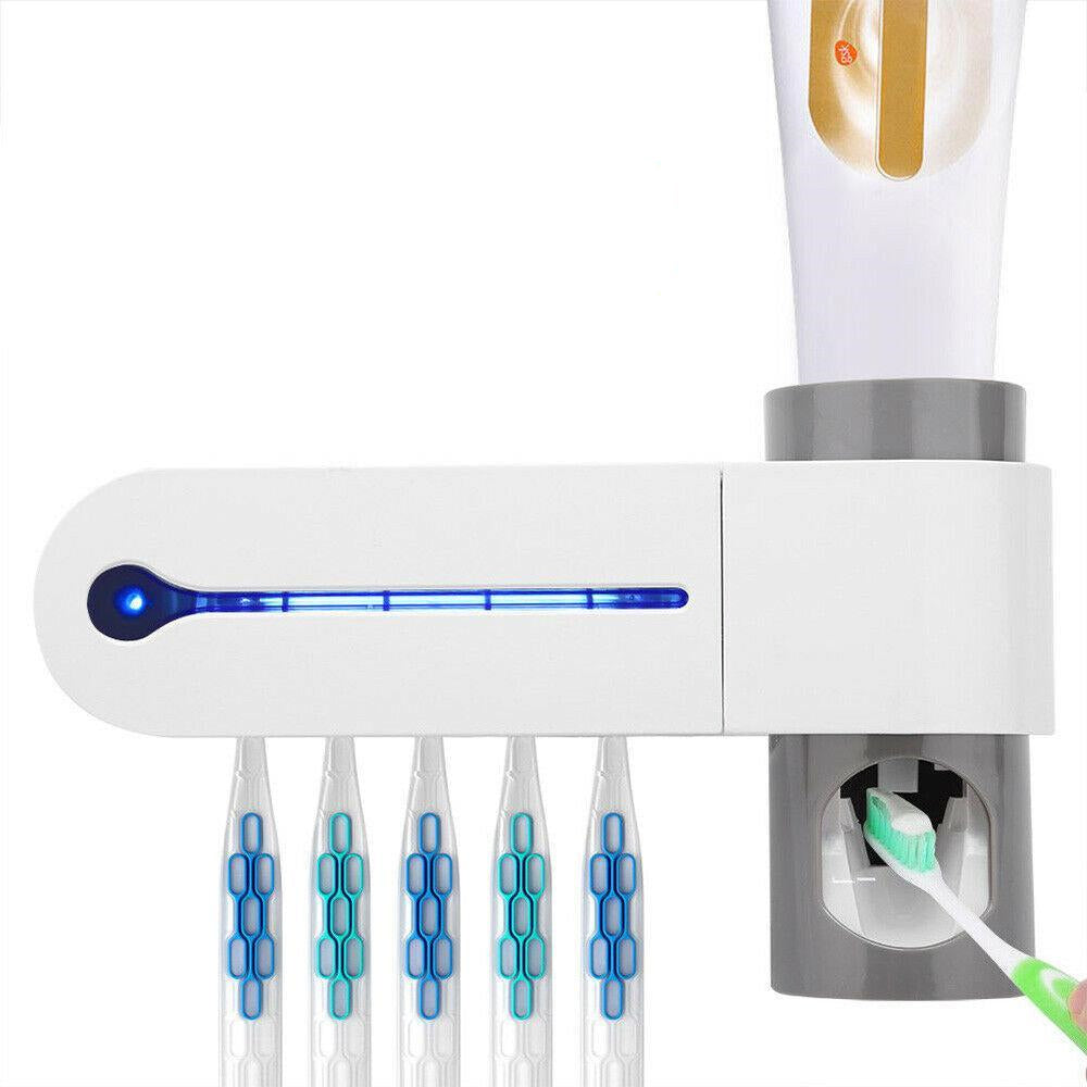 3 In 1 UV Toothbrush Sterilizer Automatic Toothpaste Squeezers