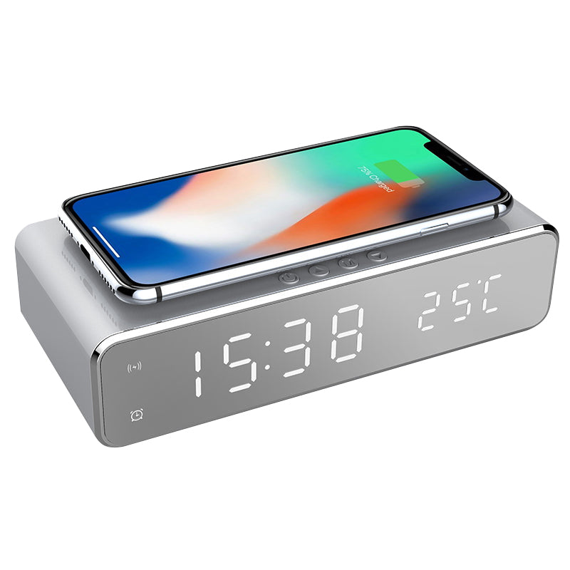 Wireless Charger LED Digital Display Desk Alarm Clock with Temperature Buy Clocks 1935066