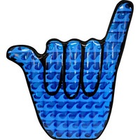 Hang Loose Hand Sign Oversized Pool Float 178x167