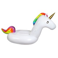Huge Inflatable Rainbow Unicorn Float 275x115x127cm