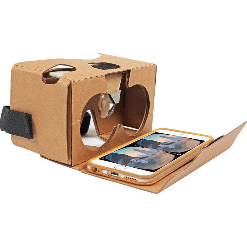 Google Cardboard V2 Virtual Reality Headset Brown Buy VR Headsets