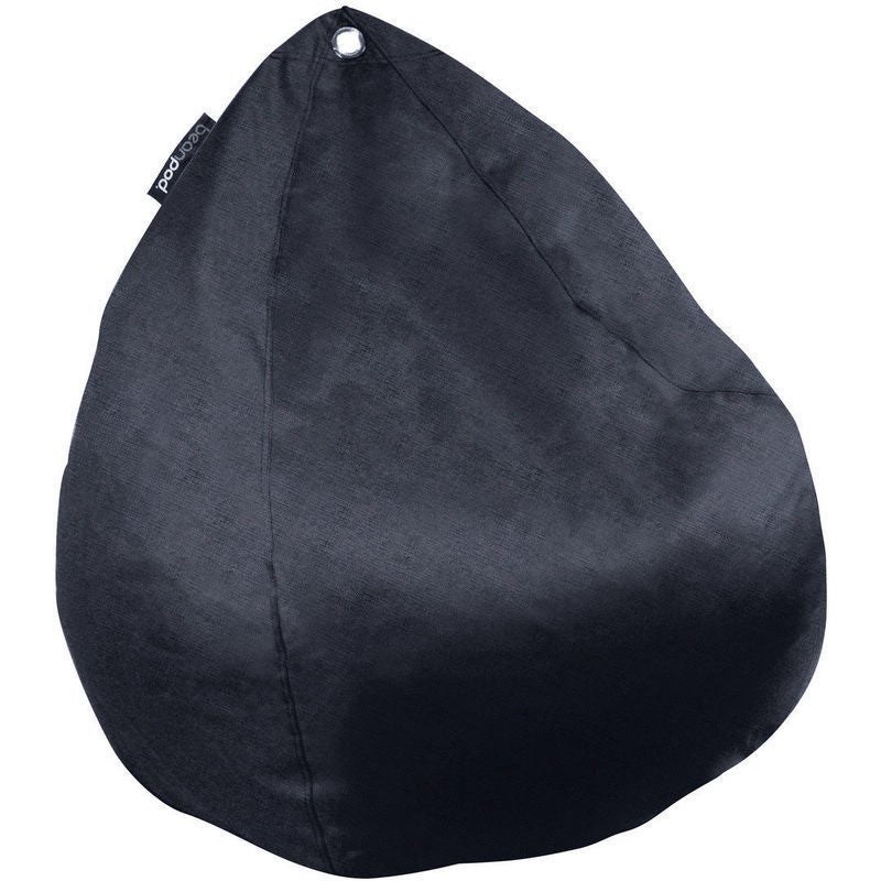 Soho Indoor and Outdoor Bean Bag Charcoal 100x140cm | Buy Outdoor Bean ...