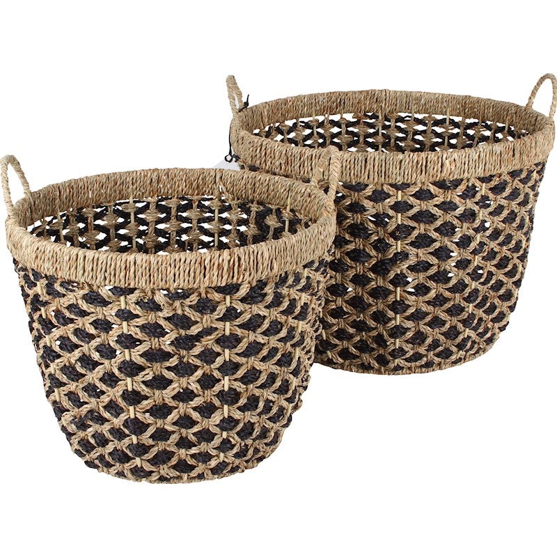 Cypress S/2 Seagrass Basket Set LGE | Buy Storage Baskets - 914194