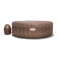 Bestway 7 Person Lay-Z-Spa 2.16m x 71cm St. Moritz AirJet Rattan Print