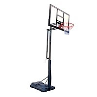 2.35-3.05m Height Adjustable Portable Basketball System Stand 120x80 Backboard