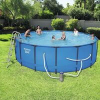 15ft Bestway Steel Pro Max Above Ground Swimming Pool 457cmx122cm 56439