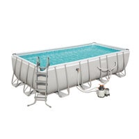 Bestway Steel Frame Above Ground Swimming Pool 18ft 5.5m Sand Filter PUmp