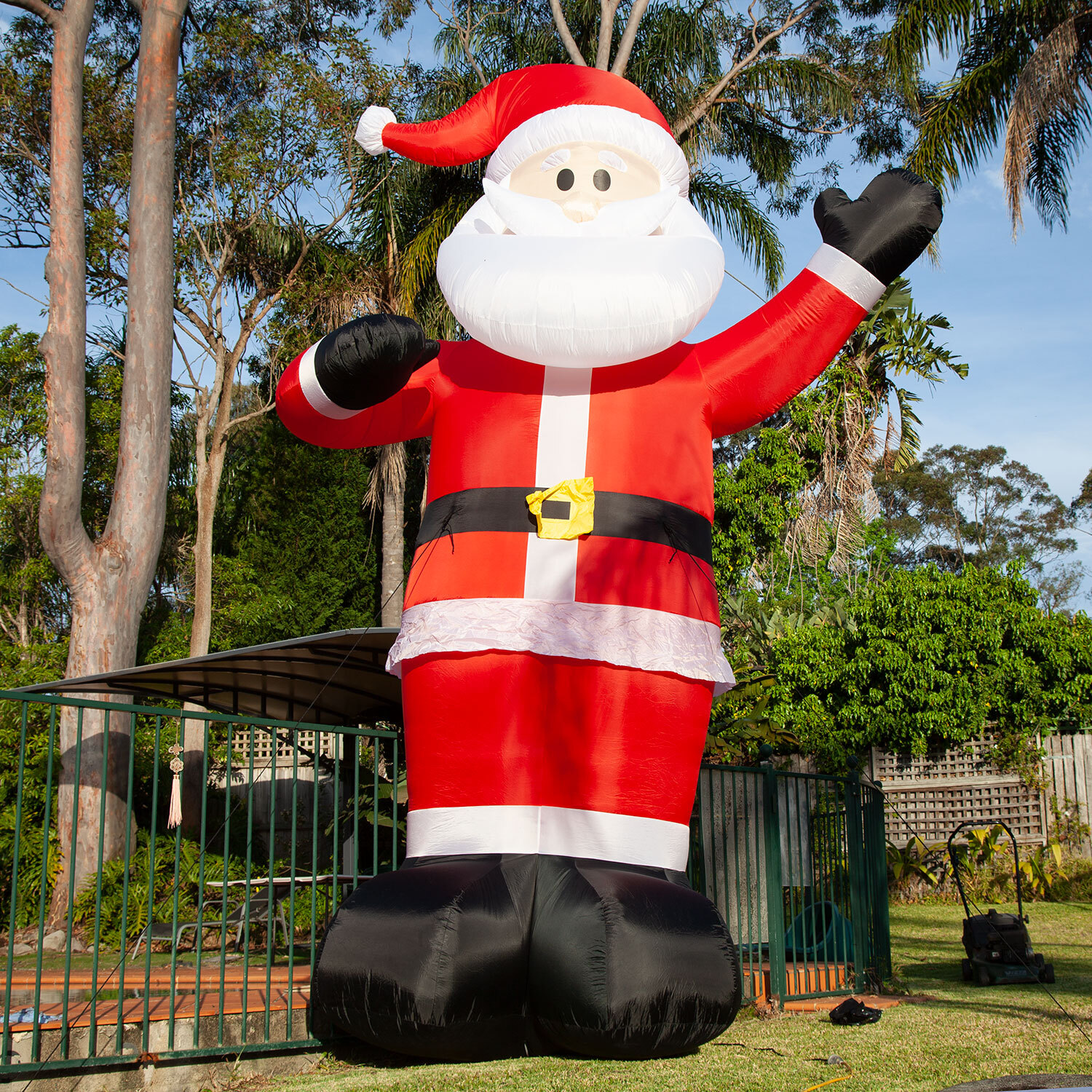 430cm Height Inflatable Santa Claus With Light For Christmas