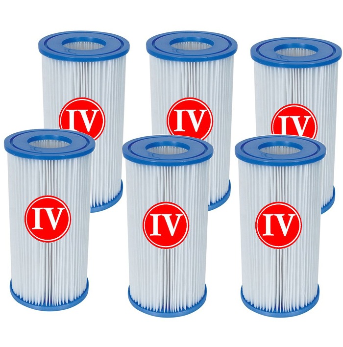 6 x Bestway Filter Cartridge IV 58095 Buy Pool Filters 6942138909487