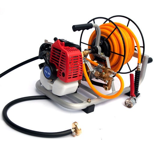 Garden weed sprayer Pump with motor & Hose Reel kit Pest Control Buy