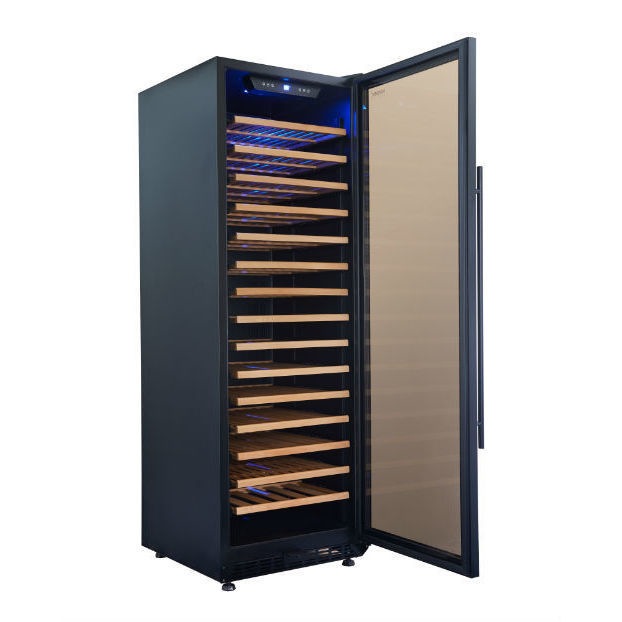 Husky 168 Bottle 2 Zone Wine Fridge with Black Trim Buy Wine Fridges