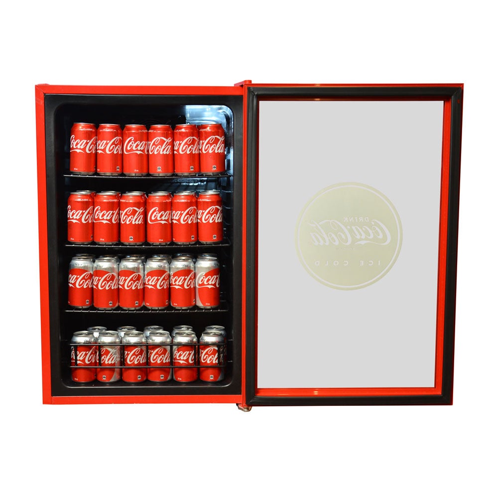 110l Coca Cola Glass Door Bar Fridge By Husky