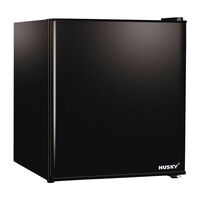 50L Solid Door Fridge in Black