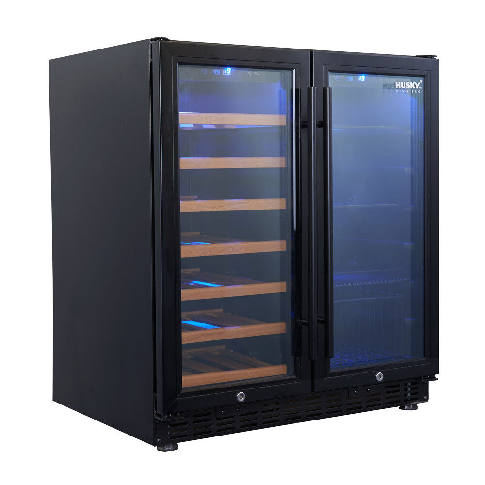 Double Door Wine Fridge in Black Trim Buy Wine Fridges 5060055578478